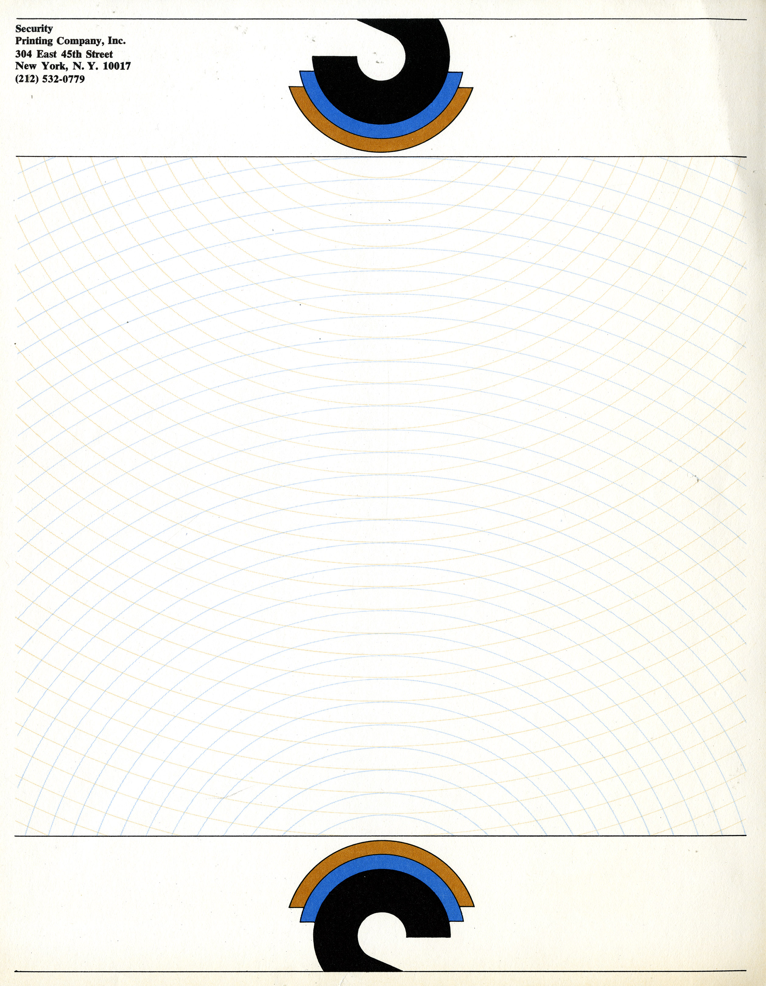 Security Printing letterhead